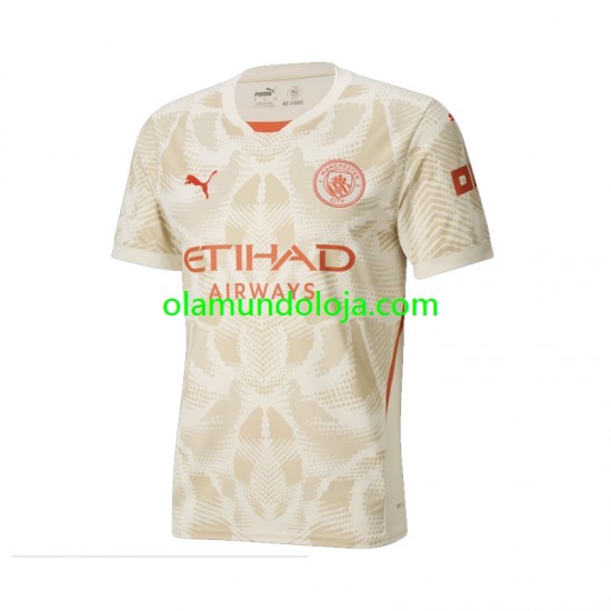 Camisola Manchester City Guarda-redes Homem Equipamento Terceiro 2024-2025 Manga Curta